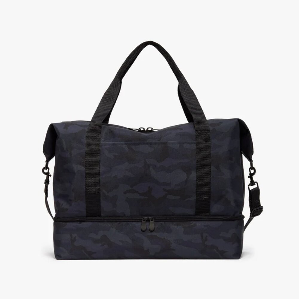NWT Original Lo & Sons Blue Camo DELUXE Weekender Bag